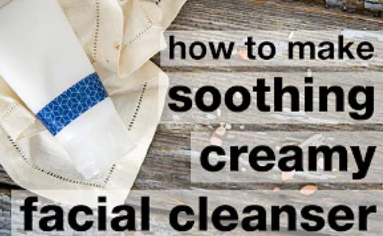 How to Make Creamy Face Cleanser