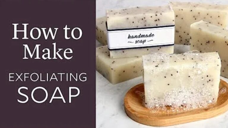 How to Make Exfoliating Soap