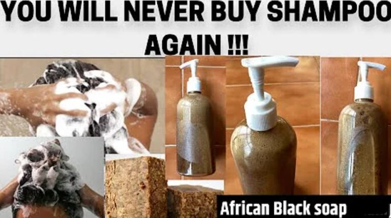 How to Make Hair Shampoo With African Black Soap