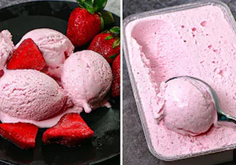 How to Make Strawberry Ice Cream