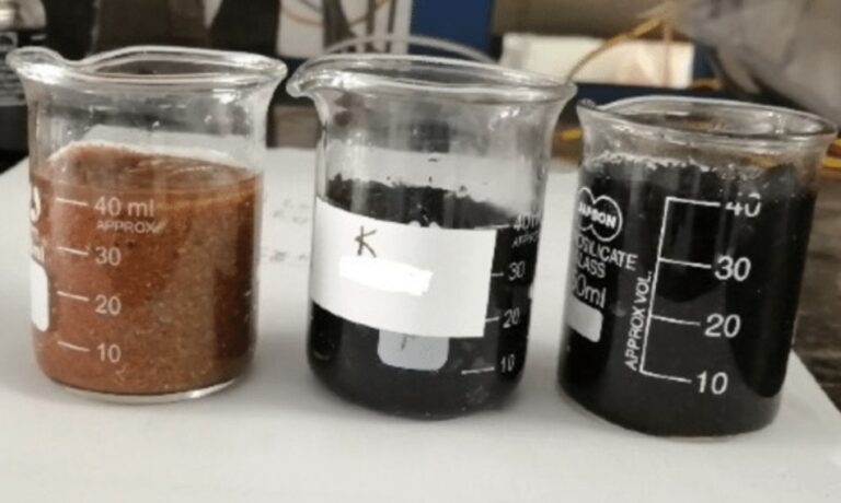 Dry humus in a beaker Physical Properties and Characteristic